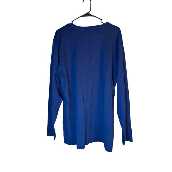 Selected Homme Long Sleeve Blue T-Shirt Size XL - Picture 3 of 3